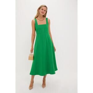 TUCKERNUCK Lawn Green Double Knit Jersey Julietta Dress Size S NWT